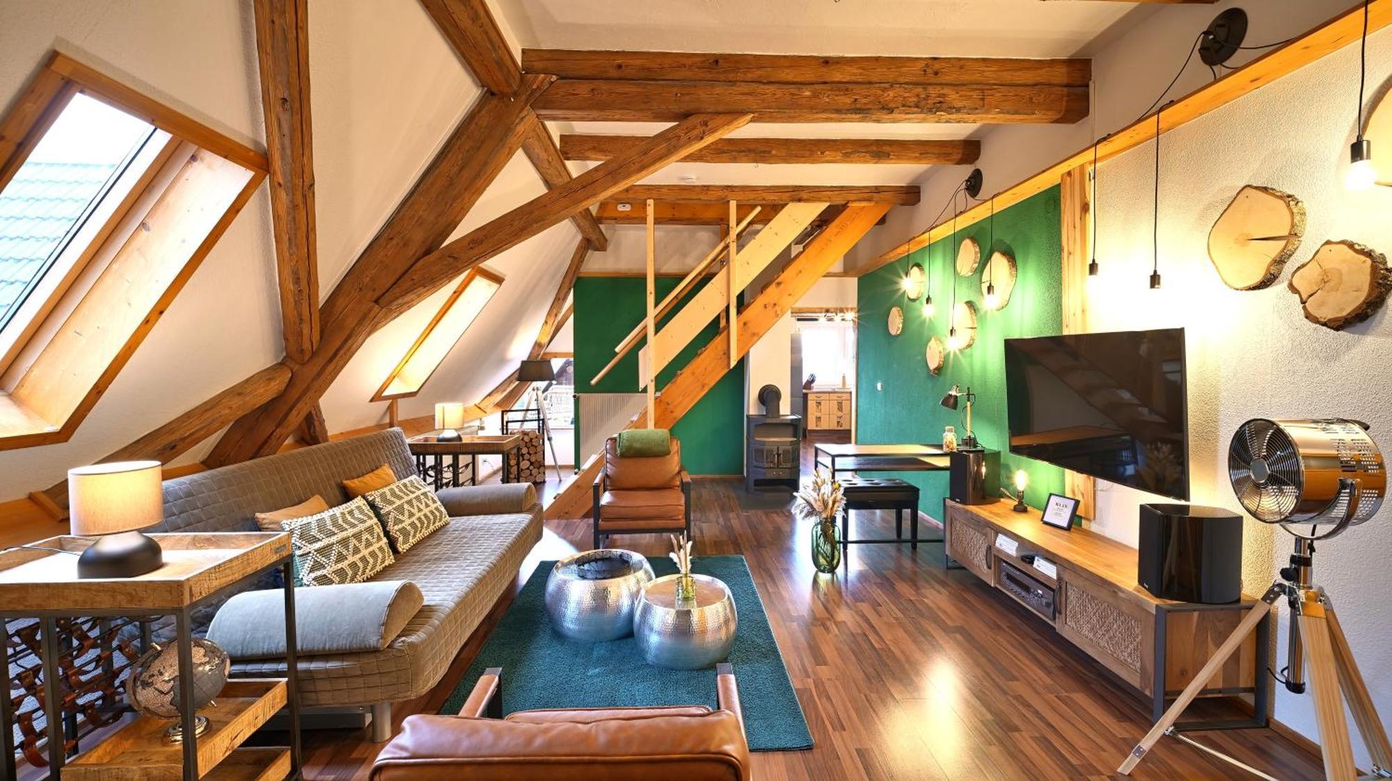 Green Loft Schwarzwald - Dach-Balkon--Musik-Ecke Fluorn-Winzeln Exterior foto